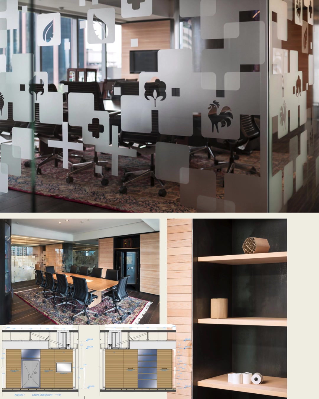 Oficinas Galia, oficinas corporativas en Paseo de la Reforma con estereotomia