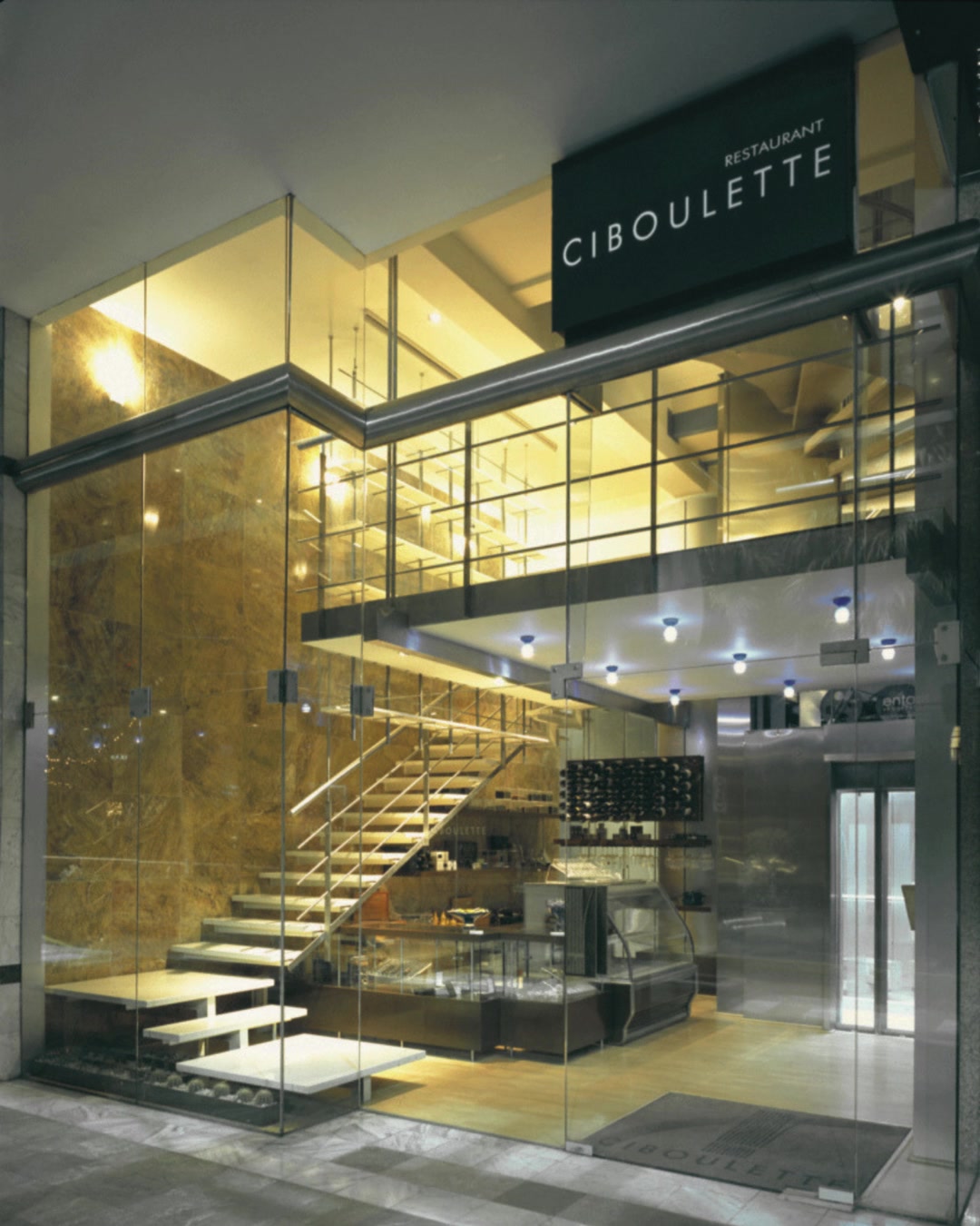 Ciboulette, restaurante diseñado por estereotomia