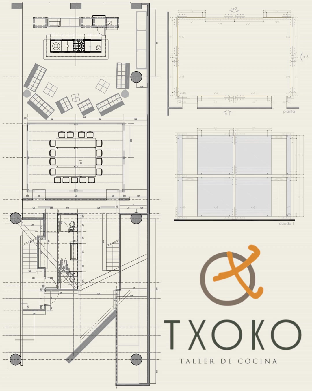Txoko, proyecto gastronómico de estereotomia